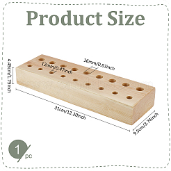 Wood Desktop Pen Holder&nbsp;AJEW-WH0661-65