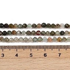 Natural Green Rutilated Quartz Beads Strands&nbsp;G-RM241221-B47