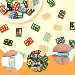 36Pcs 9 Colors Handmade Lampwork Beads&nbsp;LAMP-SC0001-72