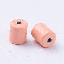 Spray Painted Alloy Beads&nbsp;PALLOY-G268-N02-008