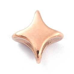 Ion Plating(IP) 304 Stainless Steel Slide Charms&nbsp;STAS-I190-27RG