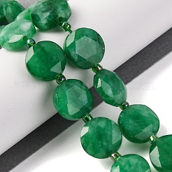 Dyed Natural White Jade Beads Strands&nbsp;G-NH0004-047