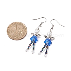 304 Stainless Steel Fairy Dangle Earrings&nbsp;EJEW-MZ00129