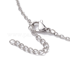 3 Pcs Crystal Stone Cage Pendant Necklaces&nbsp;NJEW-JN04751-01