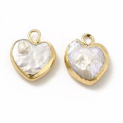Baroque Natural Keshi Pearl Pendants&nbsp;PEAR-P004-25KCG