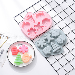 Christmas Food Grade Silicone Waffle Molds&nbsp;DIY-L025-039