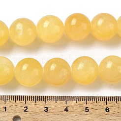 Natural Topaz Jade Beads Strands&nbsp;G-F818-A02-14mm-01