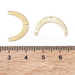 Brass Double Horn Links Connector Charms&nbsp;KK-D263-11G