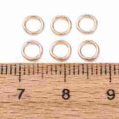Brass Closed Jump Rings&nbsp;KK-CBA8EB2-01RG