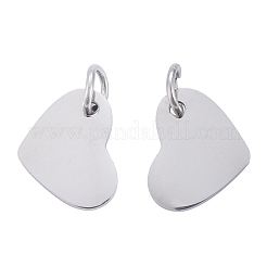 Tarnish Resistant 201 Stainless Steel Stamping Blank Tag Charms&nbsp;STAS-S105-T618-1
