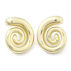 Brass Stud Earrings for Women&nbsp;EJEW-U035-05G