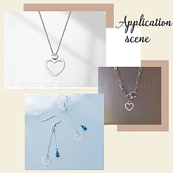 16Pcs 4 Style 304 Stainless Steel Charms&nbsp;STAS-DC0005-46