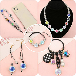 50Pcs Transparent Acrylic Beads&nbsp;OACR-CJ0001-37