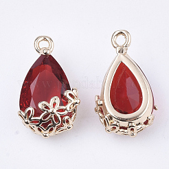 Transparent Glass Pendants&nbsp;X-GLAA-T007-05-M