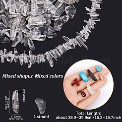 1 Strand Natural Quartz Crystal Nuggets Beads Strands&nbsp;G-SC0003-20
