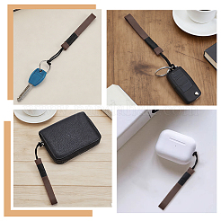 Leather Car Rope Keychain Loop&nbsp;HJEW-WH0039-50
