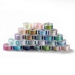 25 Rolls Polyester Metallic Threads&nbsp;OCOR-E026-05