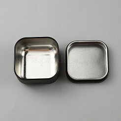 Square Tinplate Mini Tea Cans&nbsp;CON-WH0089-26EB
