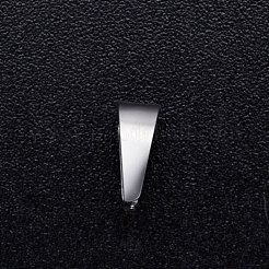 Tarnish Resistant 201 Stainless Steel Snap on Bails&nbsp;STAS-S105-JN470-1-5