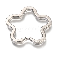 Non-Tarnish 304 Stainless Steel Split Key Rings&nbsp;STAS-H142-02P