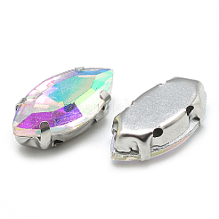 Sew on Rhinestone&nbsp;RGLA-T034-7x15mm-02