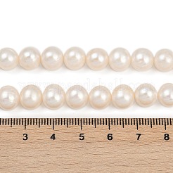 Natural Cultured Freshwater Pearl Beads Strands&nbsp;PEAR-I007-07J-01A