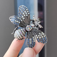 Alloy Rhinestone Brooch for Backpack Clothes&nbsp;PW-WG61EF0-02