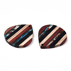 Resin & Walnut Wood Pendants&nbsp;RESI-N039-18