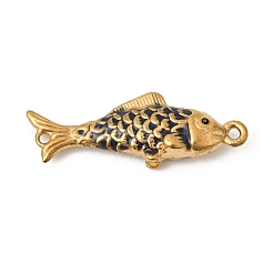 304 Stainless Steel Enamel Fish Connector Charms&nbsp;STAS-B128-54G
