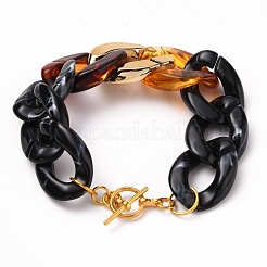 Acrylic Cuban Link Chain Bracelets&nbsp;BJEW-JB05659