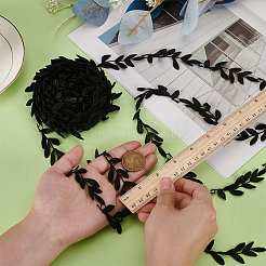 15 Yards Polyester Leaf Lace Trim&nbsp;DIY-FG0006-73