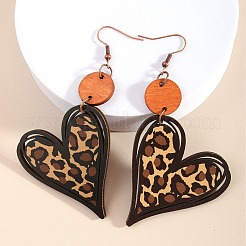 Wood Dangle Earrings&nbsp;FS-WGBC9CC-01