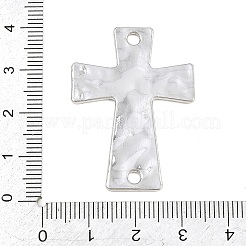 Textured Brass Connector Charm&nbsp;KK-CBA95AE-02B-P
