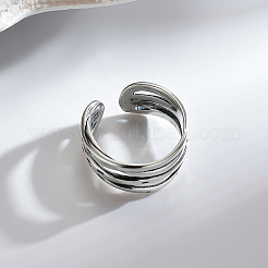 925 Sterling Silver Multilayer Cuff Rings&nbsp;FS-WG19322-01
