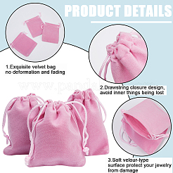 Velvet Jewelry Drawstring Gift Bags&nbsp;ABAG-BBC0001-10B-02