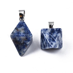 Natural Blue Spot Jasper Pendants&nbsp;G-N326-107G
