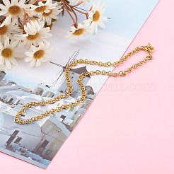304 Stainless Steel Rolo Chain Necklaces&nbsp;NJEW-JN03411