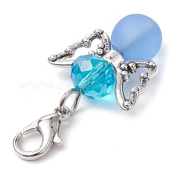 Angel Glass Pendant Decoration&nbsp;HJEW-JM02645-01