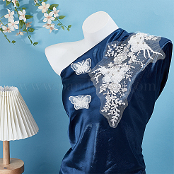 4Pcs Cotton Lace Clothing Patches&nbsp;PATC-FG0003-84