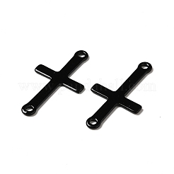 Spray Painted 201 Stainless Steel Connector Charms&nbsp;STAS-I672-18B