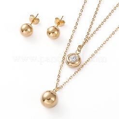 304 Stainless Steel Jewelry Sets&nbsp;SJEW-Z001-22