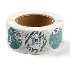 1 Inch Thank You Theme Paper Stickers&nbsp;DIY-L035-011C