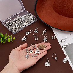 80Pcs West Cowboy Theme Tibetan Style Alloy Pendants&nbsp;FIND-PH0020-71