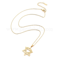 304 Stainless Steel Pendant Necklaces&nbsp;LS-NJEW-P306-08G