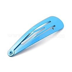 Spray Paint Iron Snap & Alligator Hair Clip Findings&nbsp;IFIN-P038-01