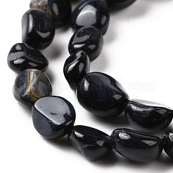 Natural Blue Tiger Eye Beads Strands&nbsp;G-A208-11