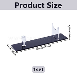 Acrylic Sword Katana Holder Stands&nbsp;ODIS-WH0038-261B