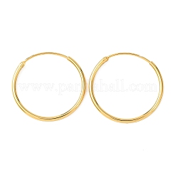 925 Sterling Silver Huggie Hoop Earrings&nbsp;EJEW-C179-05B-G