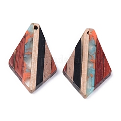 Resin & Walnut Wood Pendants&nbsp;X-RESI-R428-08