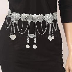 Geometric Alloy Chain Layered Tassel Waist Dance Belly Chains for Women&nbsp;FS-WG5F3E8-01